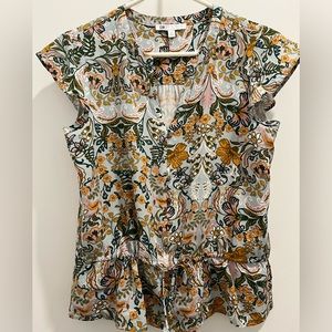 DR2 floral blouse Size XS